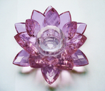Lotus Ljusstake. Rosa